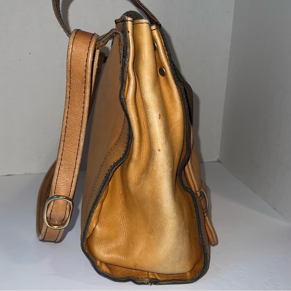 Vintage Leather Satchel Bag - Picture 10 of 16